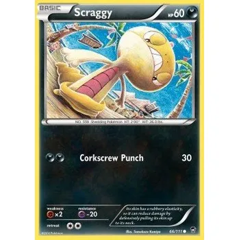 Sběratelská karetní hra Pokémon FFI 066/111 Scraggy - Furious Fists Stav: Excellent, Verze: NORMAL