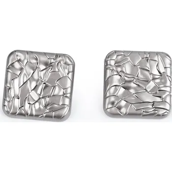 Knoflík Výprodej - Kovový knoflík strukturovaný velikost 46" - nikl tm. 25ks Varianta: 1 nikl tm., Balení: 25 ks