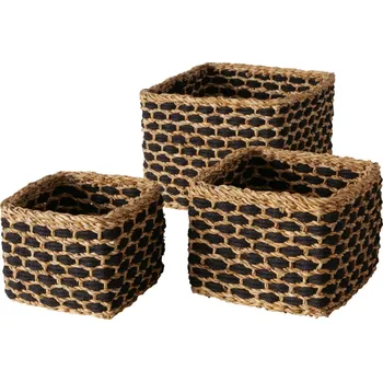 Příbor Boltze Sada dekoračních košíků NURA, 3 ks různých velikostí