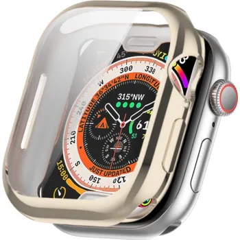 Pouzdro z měkkého plastu s ochranou displeje pro Apple Watch 42mm (Series 10 / 11) - starlight