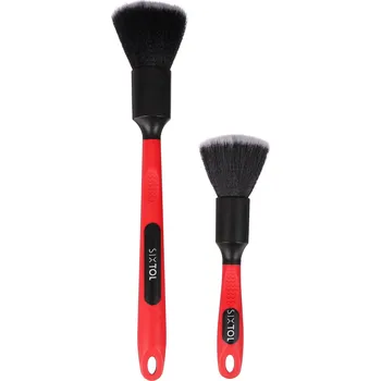 Sada precizních štětců pro čištění auta s ergo rukojetí CAR DETAILING BRUSH 2 PRO, 2ks SIXTOL