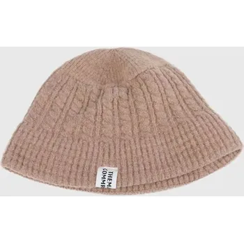 Čepice Dámský zimní vlněný klobouk | Teplá čepice - Khaki