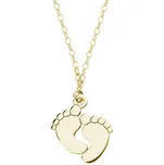 Stříbrný náhrdelník ZLATÉ NOŽIČKY Ag 925; ≤1,8 g.