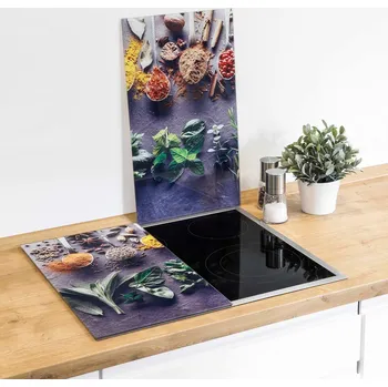 Příslušenství pro sporák Haushalt international Ochranné krycí desky Koření a bylinky, sada 2 ks 491910