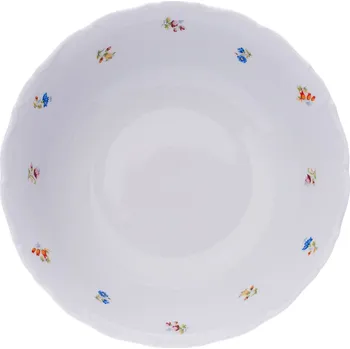 Thun Rulak Zettlitz Mísa kompotová, 23 cm, Ophelia, házenka, český porcelán, Thun RZ