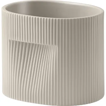 Obal na květináč Muuto, Obal na květináč Ridge 15 cm béžový - Formadore
