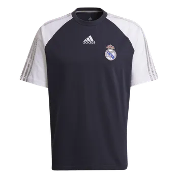 Pánská mikina Adidas Real Madrid Teamgeist Crew tmavě modrá/bílá UK XL