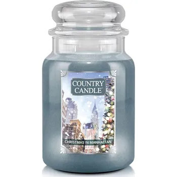 Bytová dekorace Country Candle Vonná Svíčka Christmas in Manhattan (sójový vosk), 652 g