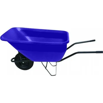 Kolečko JAD Kolečko hospodářské 180l, nafukovací plastová korba, modrá, 100 kg