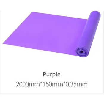 Posilovací guma | guma na cvičení pro fitness, joga, atp., 1,5 m - více barev - Fialová