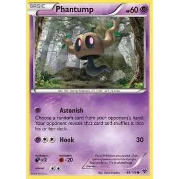 Sběratelská karetní hra Pokémon XY 054/146 Phantump - XY Stav: Excellent, Verze: NORMAL
