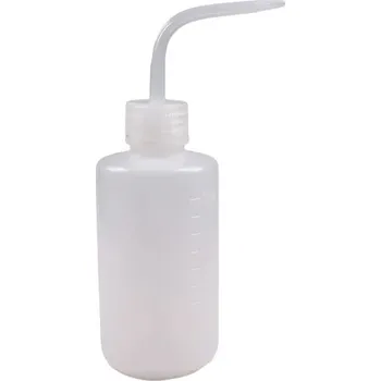 Plastová láhev 250 ml čirý plast na vodu | láhev, nádoba - Bílý