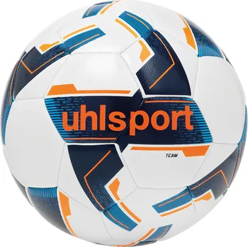 Fotbalový míč Uhlsport TEAM bílá/modrá/oranžová UK 5
