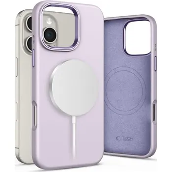 Pouzdro na mobilní telefon Tech-Protect | Tech-Protect Silicone Pure MagSafe kryt na iPhone 16 Pro Max, fialový