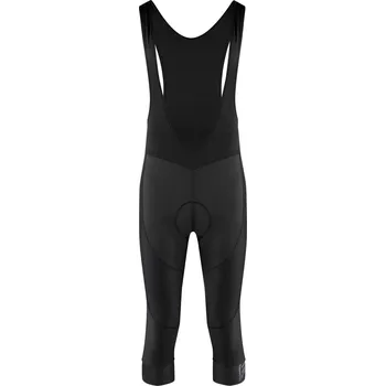 Cyklistické oblečení FORCE kalhoty 3/4 F BRIGHT se šráky a vložkou, černé Velikost: S + Výměna dárku do konce ledna 2026