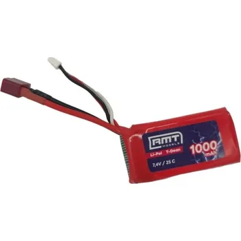 Airsoft Akumulátor 7,4V 1000mAh, Li-po T- Dean