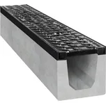 Žlab betonový 250/200 - D400 - s litinovou mříží - 1000 mm