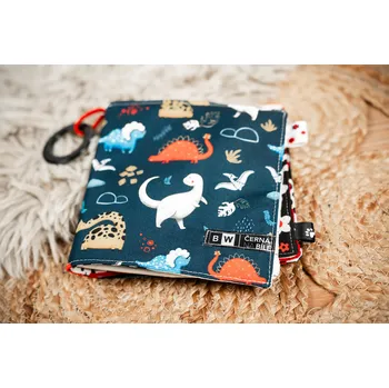 Hračka pro nejmenší Černá na bílé Černá na bílé-Kontrastní knížka XXL DINOSAUŘI