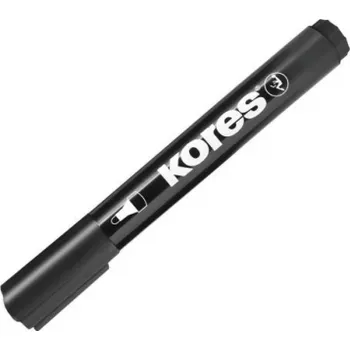Popisovač Kores K-Marker Permanent - černá / kulatý hrot