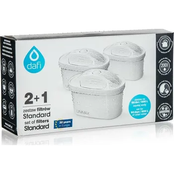 Filtrace vody DAFI Filtry Standard Unimax, 3 ks, bílá