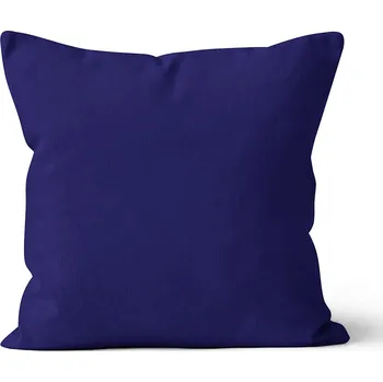 Povlak na dekorativní polštářek Mikroplyšový povlak na polštář 40x40 cm Tmavě Modrý