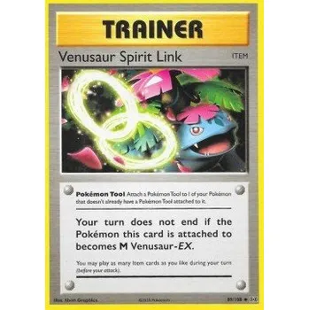 Sběratelská karetní hra Pokémon EVO 089/108 Venusaur Spirit Link - Evolutions Stav: Near Mint, Verze: NORMAL
