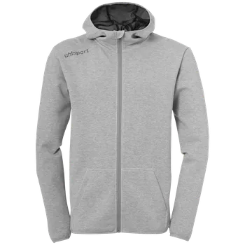 Pánská mikina Uhlsport Essential Hood Jacket šedá / černá UK L
