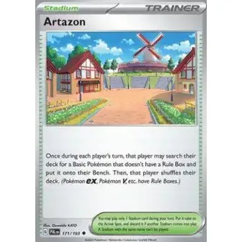 Volný čas Pokémon PAL 171/193 Artazon - Paldea Evolved Stav: Near Mint, Verze: NORMAL