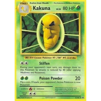 Sběratelská karetní hra Pokémon EVO 006/108 Kakuna - Evolutions Stav: Near Mint, Verze: NORMAL