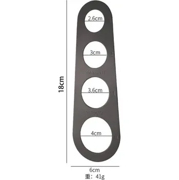 Odměrka na špagety | kuchyňské potřeby - na 1 až 4 porce - černá