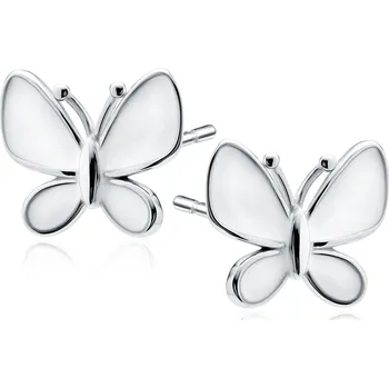 Náušnice Stříbrné náušnice MOTÝL Ag 925; ≤1,5 g.