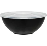 Maku Plastová miska s víkem, 1380 ml, černá