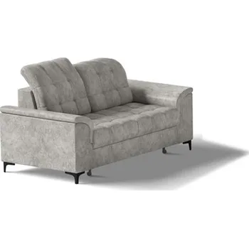 Pohovka SIESTA 2sÚP - pohovka s úložným prostorem - látka BÉŽOVÁ Bankok Pearl / nožky černá kov "MRS"(SNAP 2)(K250-Z) NOVINKA