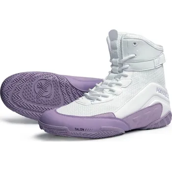 Boxerská obuv Boxerské boty Hayabusa Talon - fialové / bílé