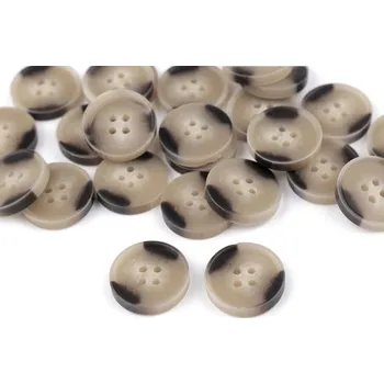 Knoflík Výprodej - Knoflík velikost 32" - béžová 50ks Varianta: 3 (32") béžová, Balení: 50 ks