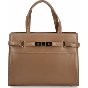 Kabelka Dámská kabelka kufřík Herisson tmavě béžová 19R509