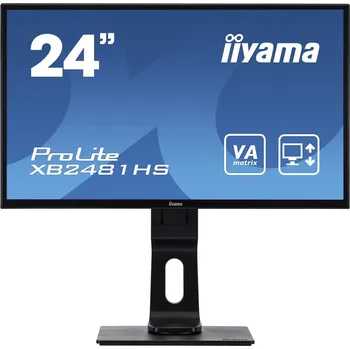 Monitor IIYAMA XB2481HS-B1 C Monitor 24inch IPS Full HD DVI-D HDMI speakers