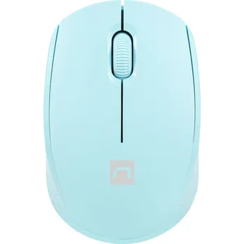Myš Natec STORK/Kancelářská/Optická/1 600 DPI/Bezdrátová USB/Modrá