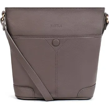 Kabelka Kožená dámská crossbody kabelka Fagola Matilde - hnědá