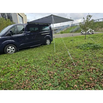 Stínicí technika SAL KL2525 markýza na auto se světlem 2,5 m x 2,5 m