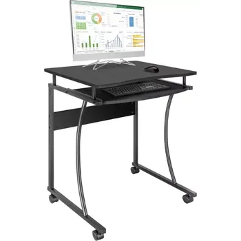 Psací stůl Mobilní počítačový stůl s výsuvnou policí