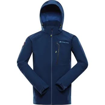 Pánská větrovka Pánská softshellová bunda Alpine Pro HOOR - tmavě modrá / M