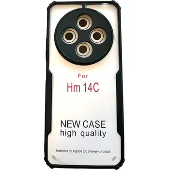 Pouzdro na mobilní telefon Odolnější pouzdro Anti-Drop pro Xiaomi Redmi 14C / Poco C75 - Černé (Odolný kryt či obal Anti-Drop na mobil Xiaomi Redmi 14C / Poco C75 v černé barvě)