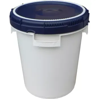 kbelík PLASTOVÝ KBELÍK CURTEC 20L S VÍKEM CLICK-PACK BÍLO/MODRÝ