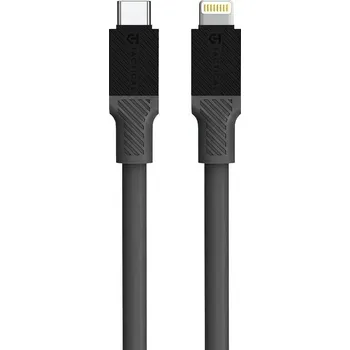 Náhradní kabel k notebooku Tactical Fat Man kabel USB-C/Lightning (1m) šedý, 8596311228025