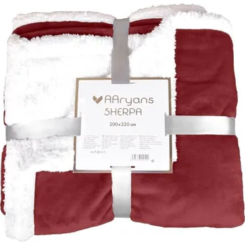 deka Aaryan´s Deka s beránkem Sherpa vínová 150x200 cm