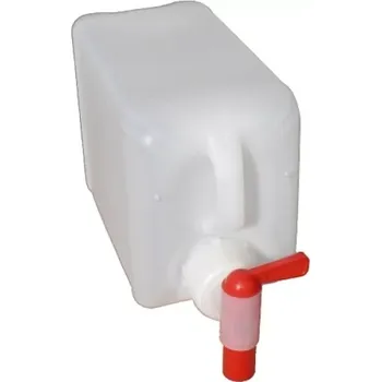 Kanystr PLASTOVÝ KANYSTR S KOHOUTEM 3L UN 3H1/Y1.6/150 NATUR 140G STOHOVATELNÝ VČETNĚ UZÁVĚRU