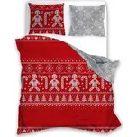 Faro Vánoční bavlněné povlečení Scandic 065 140x200/70x90 cm