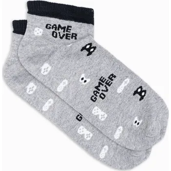 Pánské ponožky Ponožky OMBRE U177 GREY/BLACK 39/42