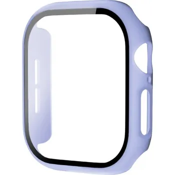 Pouzdro na mobilní telefon Matné pouzdro s tvrzeným sklem pro Apple Watch 42mm (Series 10 / 11) - modrofialové